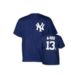 Yankee T Shirts  Majestic New York Yankees #13 Alex Rodriguez 