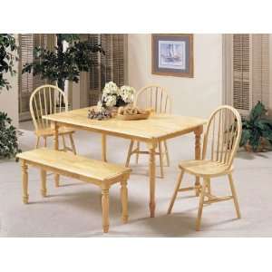 New Farmhouse Design Natural Solid Wood Table ACS 20247n  