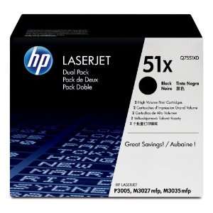  HP Laserjet 51X Black Dual Pack (51X) Cartridge in Retail 