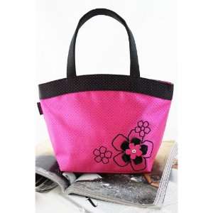  New! Adorable Daisy Love Hot Pink Medium Tote Bag: Beauty