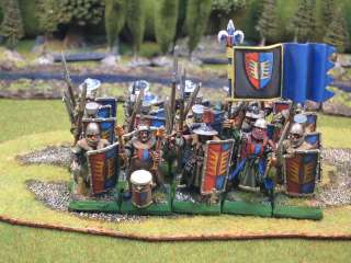 Warhammer DPS painted Bretonnian Men at arms BR006  