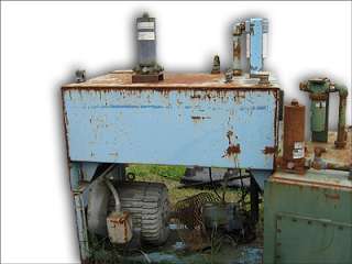 overview hydraulic power unit with vickers pump and ge motor 25hp 230 
