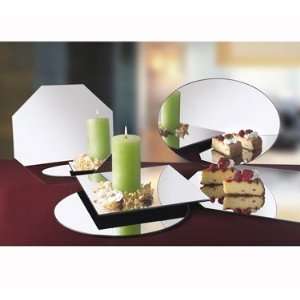  Cal Mil 24x24 Square Reversible Acrylic Mirror Tray 