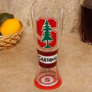  Stanford Cardinal 22oz. Hand Painted Pilsner Glass