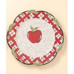  Country Apple Winesap Country Dinner Plate Set ~ Four 