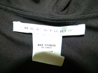 Nwot MAX STUDIO dark brown ruffle dress size S♥  