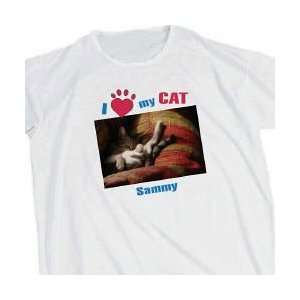 Love My Cat Personalized Photo Nightshirt 