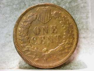 1874 VG INDIAN HEAD SMALL CENT ID#OO740  