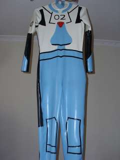 Latex rubber/Asuka/Catsuit Cosplay Suit/party/Costume  