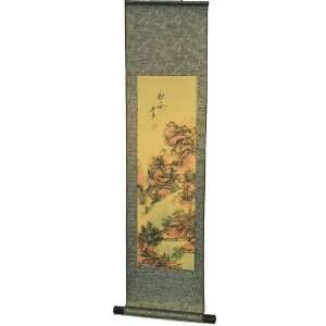  Mountain Retreat Autumn ~ 38 Inch Chinese Scroll Painting 
