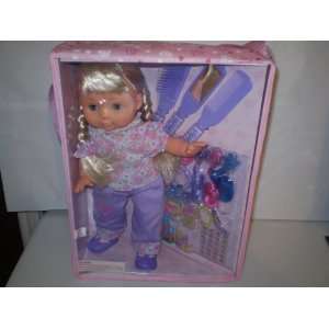   You and Me Doll Hair Accessory Fun Doll (Purple Outfit): Toys & Games