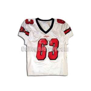   63 Game Used Indiana Sports Belle Football Jersey: Sports & Outdoors