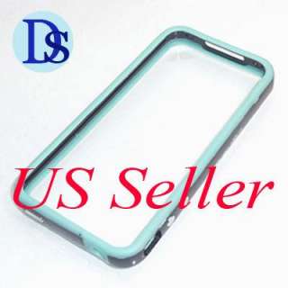 Apple iPhone 4 Blue and Black Bumper  
