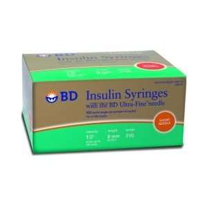  ULTRA FINE Insulin Syringe    Box of 100    BDS328418 