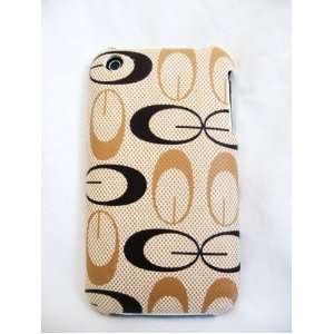 Iphone 3g 3gs Textured Rubber Hard Back Case Cover for 3g 3gs Khaki Gc 