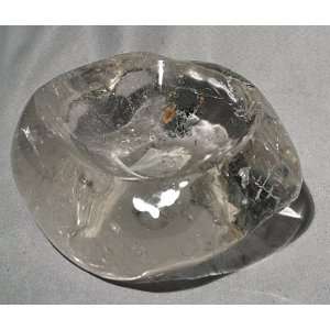   Quartz with Iron Polished Crystal Bowl   Madagascar