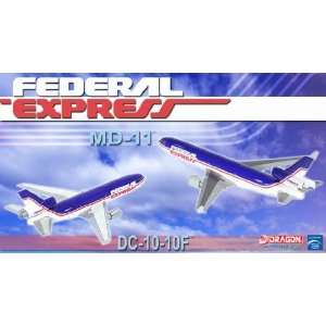   Federal Express DC 10 & MD 11F (2 airplane model set): Toys & Games