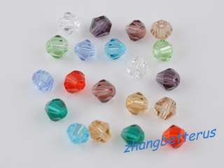 300 Glass Crystal Spacer loose bicone bead~findings 4mm  