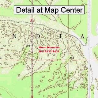  USGS Topographic Quadrangle Map   Moon Mountain, Arizona 