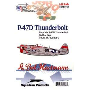    P 47 D Thunderbolt 405 FG Jabo (1/32 decals) Toys & Games