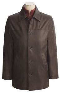 Long Leather Coat Mens Fashionable Vintage Leather Coats Online XS,S,M 