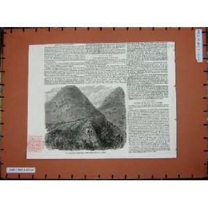   1853 Pembroke Copper Mine Jamaica Mountains Trees Art: Home & Kitchen