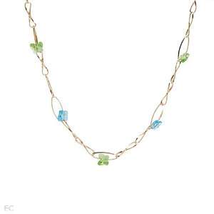 Made in Italy Majestic Necklace With Genuine Glass beads Well Made in 
