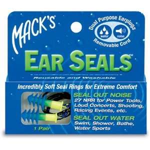  Soft Flanged Earplugs, Ear Seals, 1 pair, Sold by the 
