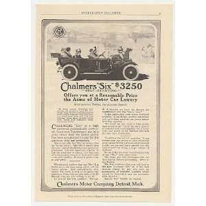  1912 Chalmers Six $3250 Motor Car Luxury Print Ad