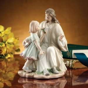 Christ the Good Shepherd Fine Porcelain Figurine 