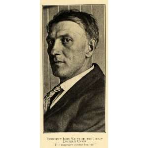  1916 Print President John Wiley Jitney Drivers Union 