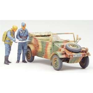  German Kubelwagen Type 82 Military Vehicle by Tamiya Toys 