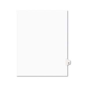  Avery 01021   Avery Style Legal Side Tab Divider, Title 