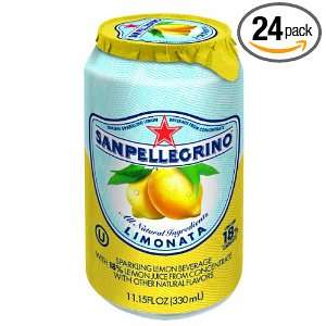   Sparkling Fruit Beverages Limonata, 11.15 Ounce (Pack of 24