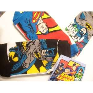  Justice League Boys 3 Pack Socks (Size 6 8.5) Equalizer 