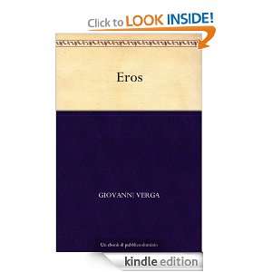 Eros (Italian Edition) Giovanni Verga  Kindle Store