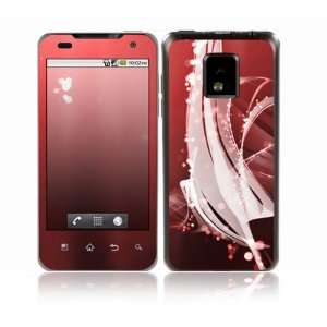  LG Optimus One Decal Skin Sticker   Abstract Feather 