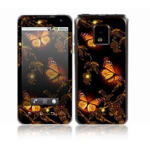  LG Optimus 2X Decal Skin Sticker   Golden Monarchs 
