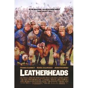  Leatherheads 27 X 40 Original Theatrical Movie Poster 
