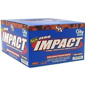  VPX Zero Impact Bar, Chocolate Peanut Butter, 12 bars [3.5 