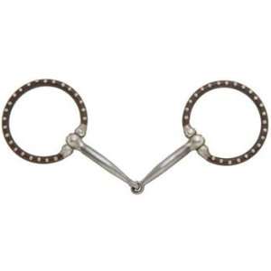  Kelly Antique Brown Off Set Ring Snaffle With Dots Sports 