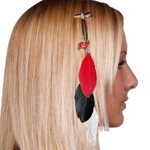  Tampa Bay Buccaneers Team Color Feather Hair Clip