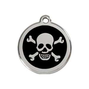  Skull and Crossbones Pet Tag   Small: Everything Else