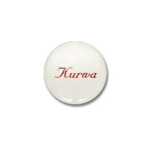  kurwa Funny Mini Button by  Patio, Lawn & Garden