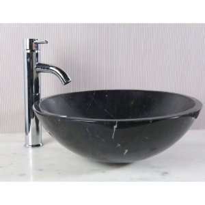 Cantrio Koncepts Nero Marquina Stone Lavatory Sink RS 008  