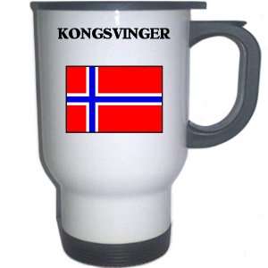  Norway   KONGSVINGER White Stainless Steel Mug 