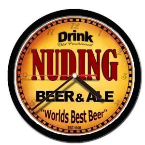  NUDING beer and ale cerveza wall clock: Everything Else