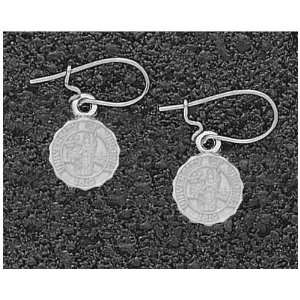   Sterling Silver Team Seal 1/2 Dangle Earrings