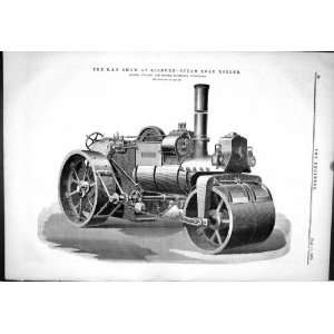   AGRICULTURAL SHOW 1879 ENGINEERING KILBURN STEAM ROAD ROLLER AVELING
