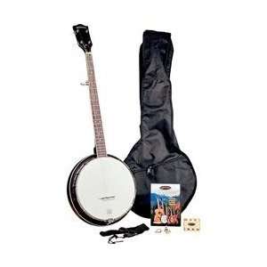 com Regal Appalachian 5 String Banjo Pickin Pack Mahogany Resonator 